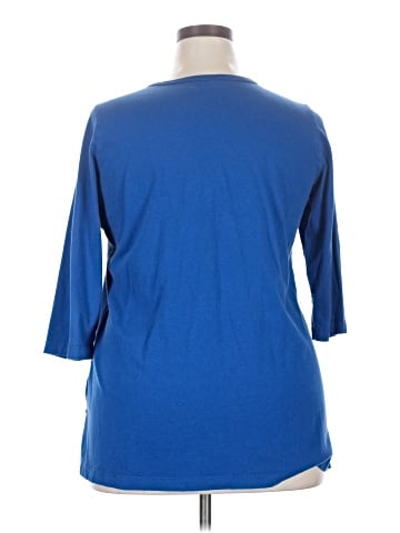 Woman Within 3/4 Sleeve T-Shirt (view 2)