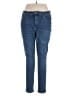 CALVIN KLEIN JEANS Solid Blue Jeans Size 16 - photo 1