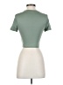 Shein Green Short Sleeve Turtleneck Size XS - photo 2