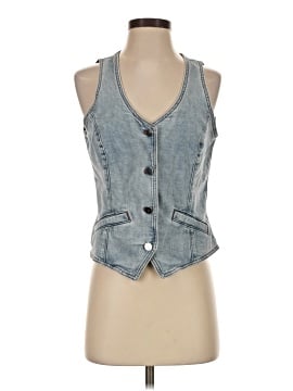White House Black Market Denim Vest (view 1)
