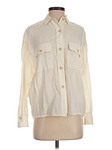 Vince. Long Sleeve Button-Down Shirt (view 1)
