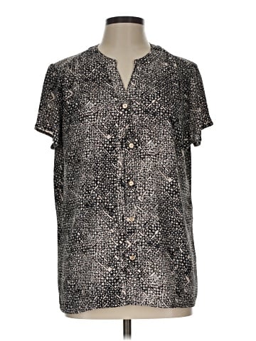 Dana Buchman Short Sleeve Blouse (view 1)