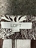 Ann Taylor LOFT Animal Print Silver Casual Pants Size 8 - photo 7