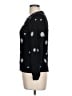 Quinn 100% Cashmere Polka Dots Black Cashmere Pullover Sweater Size L - photo 5
