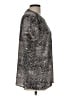 Dana Buchman 100% Polyester Animal Print Silver Short Sleeve Blouse Size L - photo 4