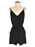 Topshop 100% Polyester Solid Black Romper Size 2 - photo 1