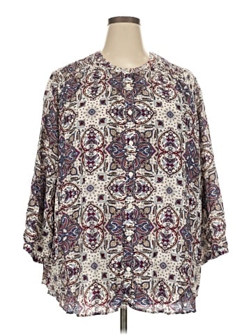 Lane Bryant 3/4 Sleeve Blouse (view 1)