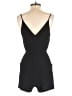 Topshop 100% Polyester Solid Black Romper Size 2 - photo 2
