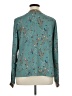 Gimmicks Floral Teal Long Sleeve Blouse Size 1X - photo 2