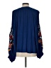 Assorted Brands 100% Rayon Blue Long Sleeve Blouse Size L - photo 2