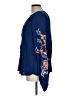 Assorted Brands 100% Rayon Blue Long Sleeve Blouse Size L - photo 5