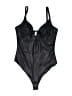 Popilush Metallic Black One Piece Swimsuit Size M - photo 1