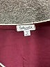Splendid Burgundy Short Sleeve Blouse Size S - photo 7