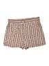 Ann Taylor LOFT 100% Rayon Chevron-herringbone Red Shorts Size M - photo 1