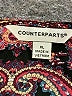 Counterparts 100% Polyester Paisley Black Long Sleeve Blouse Size XL - photo 7