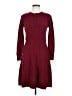 Unbranded Burgundy Casual Dress Size M - photo 1