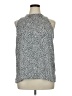 Worthington 100% Polyester Silver Sleeveless Blouse Size XL - photo 1