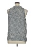 Worthington 100% Polyester Silver Sleeveless Blouse Size XL - photo 2