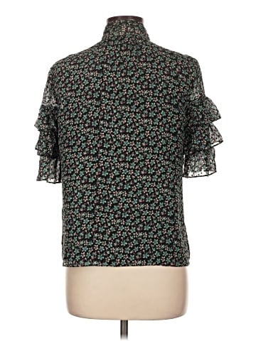 Rebecca Taylor Short Sleeve Silk Top (view 2)