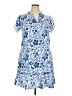 Unbranded 100% Polyester Paisley Blue Casual Dress Size XXL - photo 1