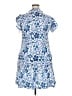 Unbranded 100% Polyester Paisley Blue Casual Dress Size XXL - photo 2