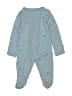 First Impressions 100% Cupro Print Blue Long Sleeve Outfit Size 0-3 mo - photo 2