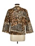 Westbound 100% Cotton Animal Print Gold Jacket Size L (petite) - photo 2