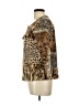 Westbound 100% Cotton Animal Print Gold Jacket Size L (petite) - photo 5
