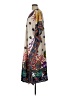 Sante Classics 100% Polyester Paisley Ivory Yellow Casual Dress Size M - photo 6