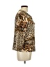 Westbound 100% Cotton Animal Print Gold Jacket Size L (petite) - photo 4