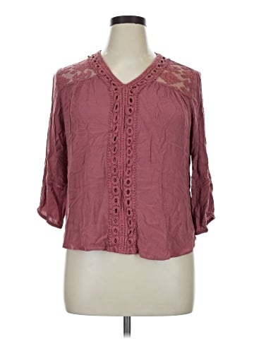 New Directions 3/4 Sleeve Blouse (view 1)