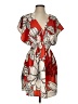 Unbranded 100% Polyester Print Red Casual Dress Size S - photo 1