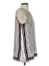Ann Taylor 100% Polyester Gray Sleeveless Blouse Size S - photo 4