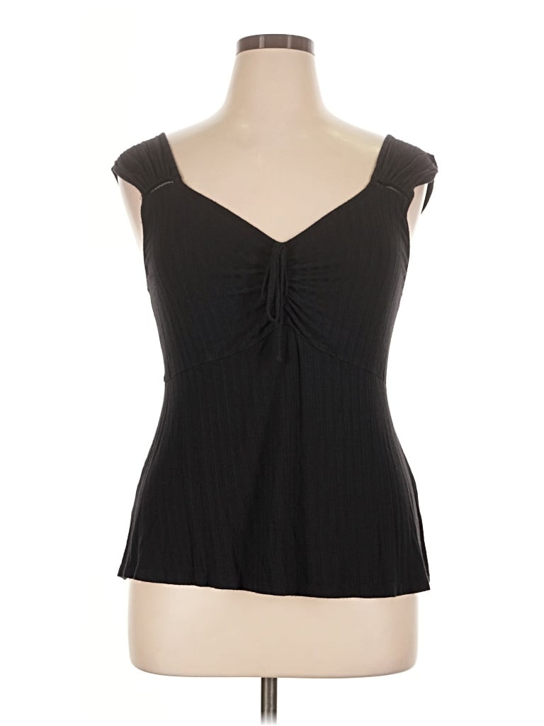 Pre-owned Candies Candie's Sleeveless T-shirt In Black