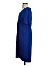 Marina Solid Blue Casual Dress Size S - photo 5