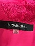 Sugar Lips 100% Polyester Pink 3/4 Sleeve Blouse Size XS - photo 7