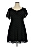 Hot Topic 100% Polyester Black Casual Dress Size XL - photo 1