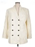 Classiques Entier 100% Wool Stripes Ivory Wool Blazer Size 16 - photo 1