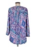 Cupio Blue 3/4 Sleeve Blouse Size M - photo 2
