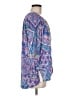 Cupio Blue 3/4 Sleeve Blouse Size M - photo 4