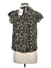 Mine Black Short Sleeve Blouse Size M - photo 2