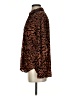 Jodifl 100% Polyester Animal Print Brown Long Sleeve Blouse Size S - photo 5