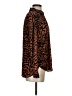 Jodifl 100% Polyester Animal Print Brown Long Sleeve Blouse Size S - photo 4