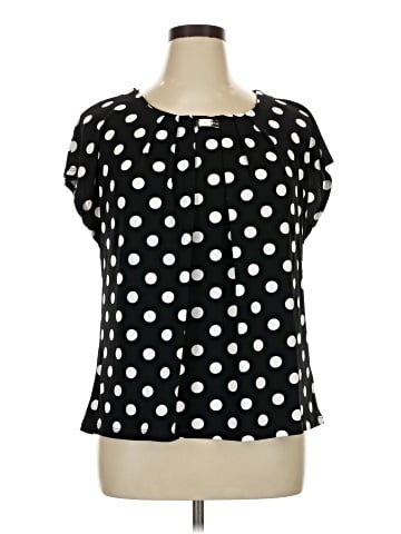 Adrienne Vittadini Short Sleeve Blouse (view 1)