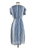 Monteau Stripes Blue Casual Dress Size S - photo 2