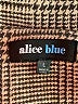 Alice Blue 100% Polyester Houndstooth Brown Coat Size L - photo 6