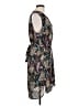 DR2 100% Polyester Paisley Teal Casual Dress Size L - photo 4
