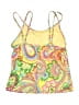 Lands' End Paisley Yellow Swimsuit Top Size 12 - photo 2