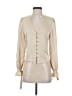 Zara Ivory Long Sleeve Blouse Size S - photo 1