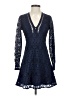 Topshop 100% Polyester Blue Cocktail Dress Size 4 - photo 1